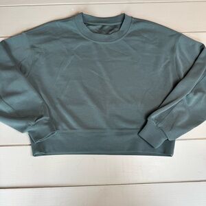 Lululemon Perfectly Oversized Cropped Crew Softstreme Sweatshirt